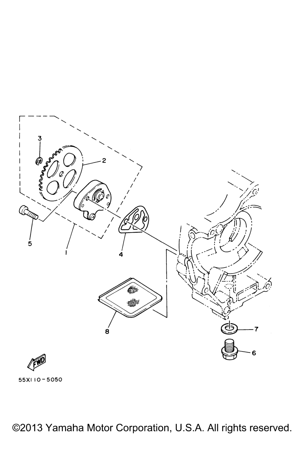 Схема узла Масляные Насосы