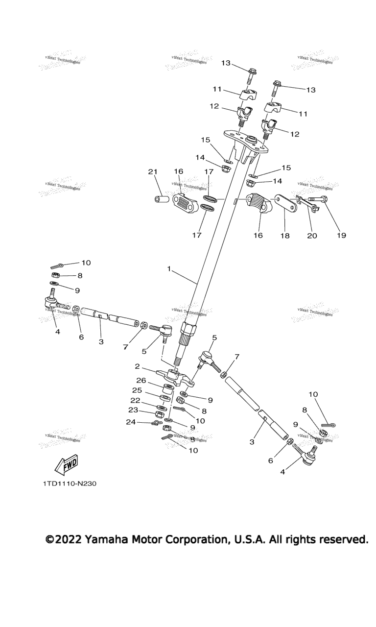 Схема узла Рулевая Система
