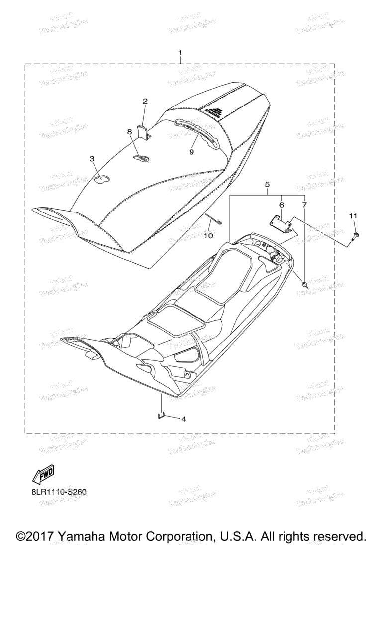 Схема узла Сиденья