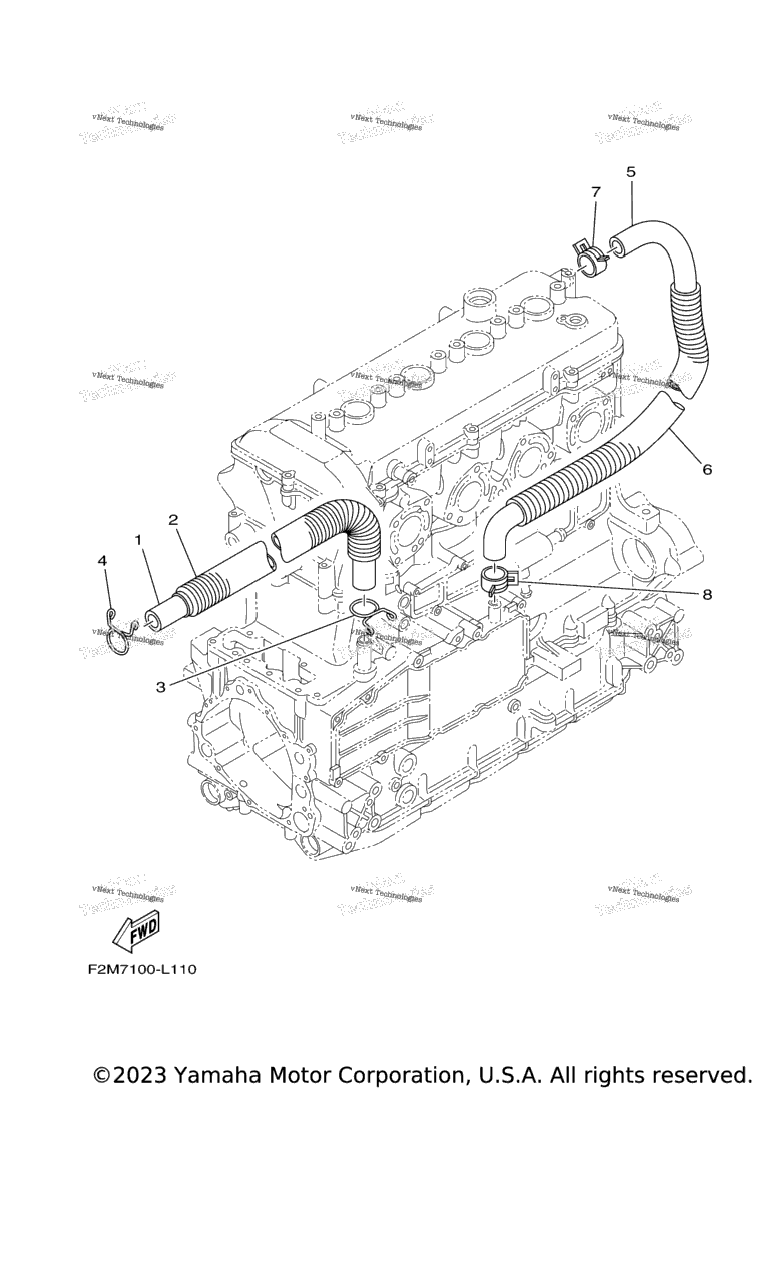 Схема узла Воздушный Клапан Масла