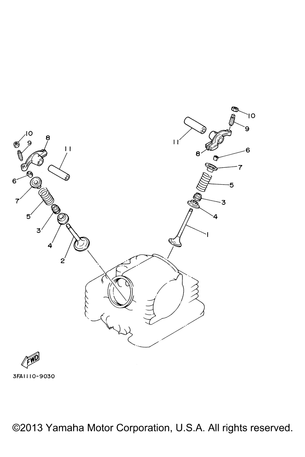 Схема узла Клапаны