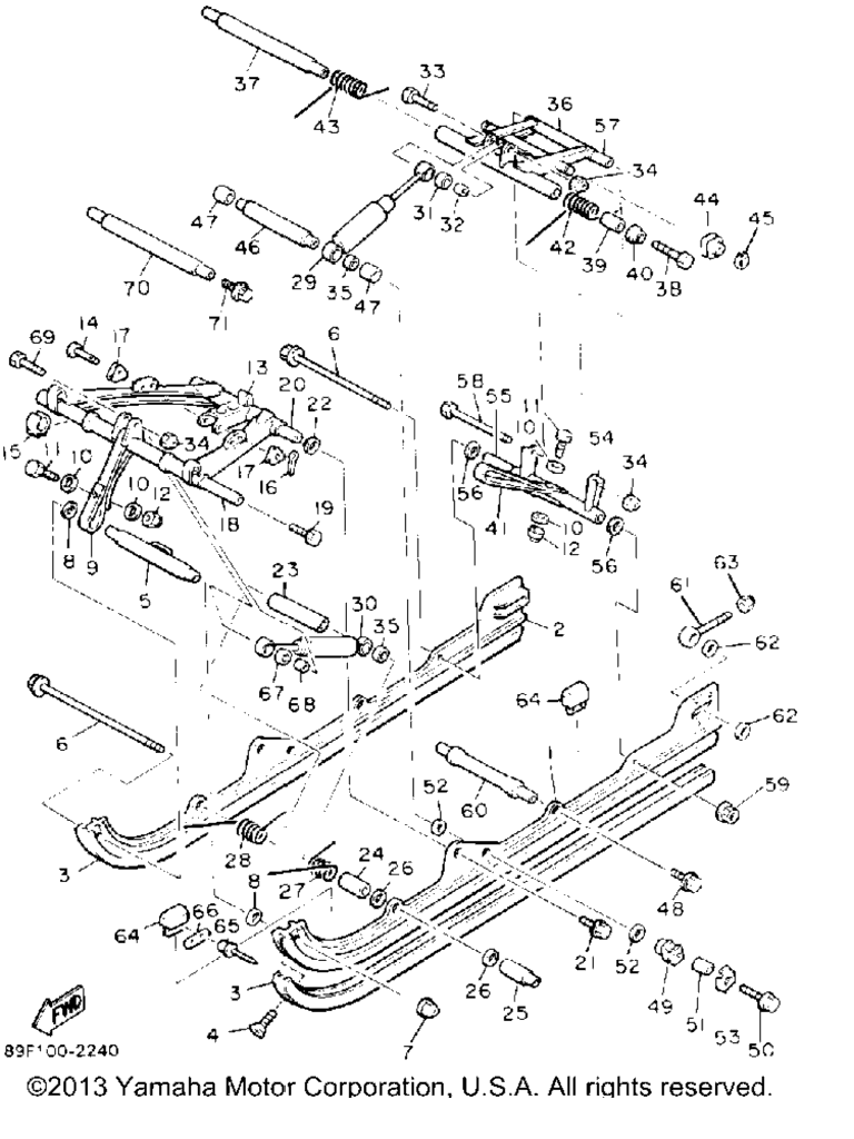 Схема узла Подвеска Гусеницы 2