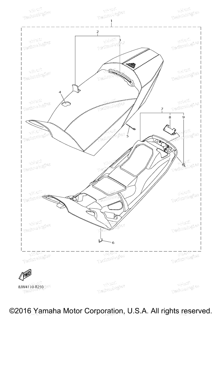 Схема узла Сиденья