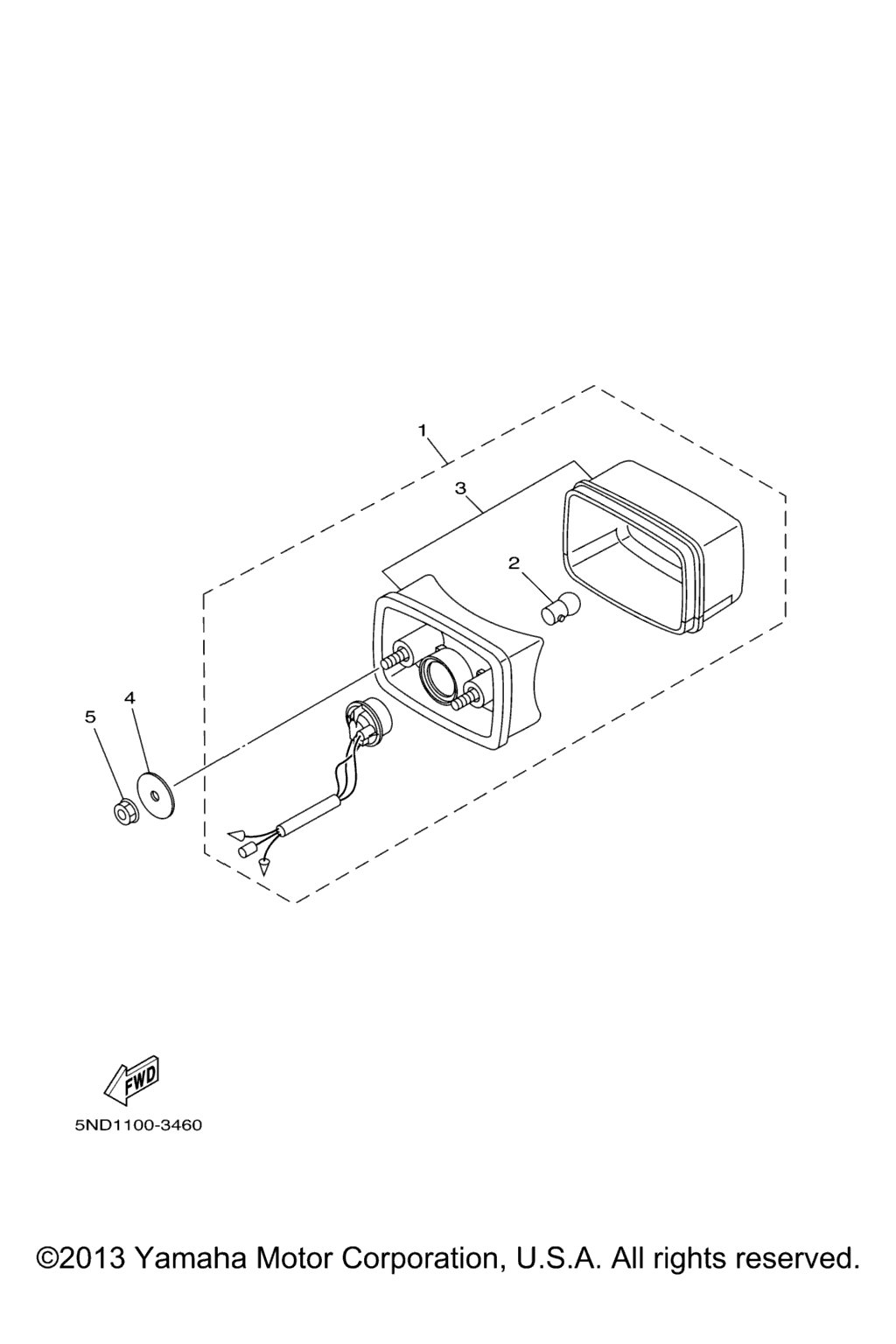 Схема узла Задние Фонари