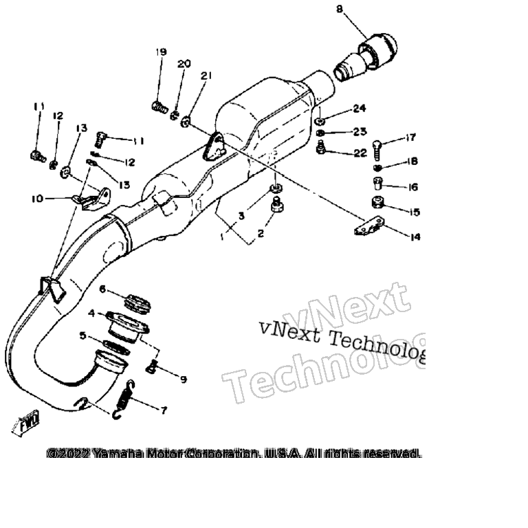 Схема узла Выхлопные Системы