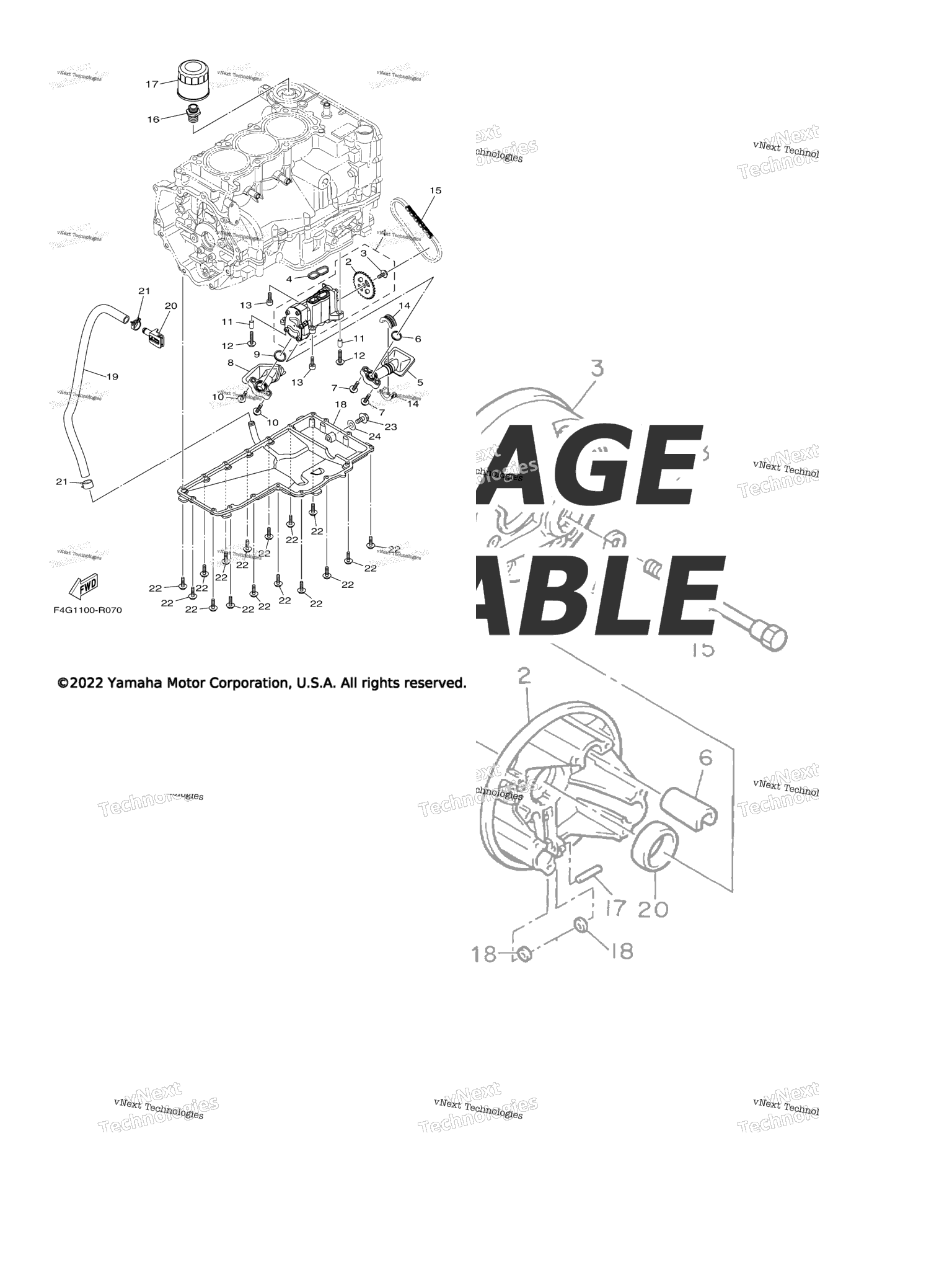 Схема узла Масляные Насосы