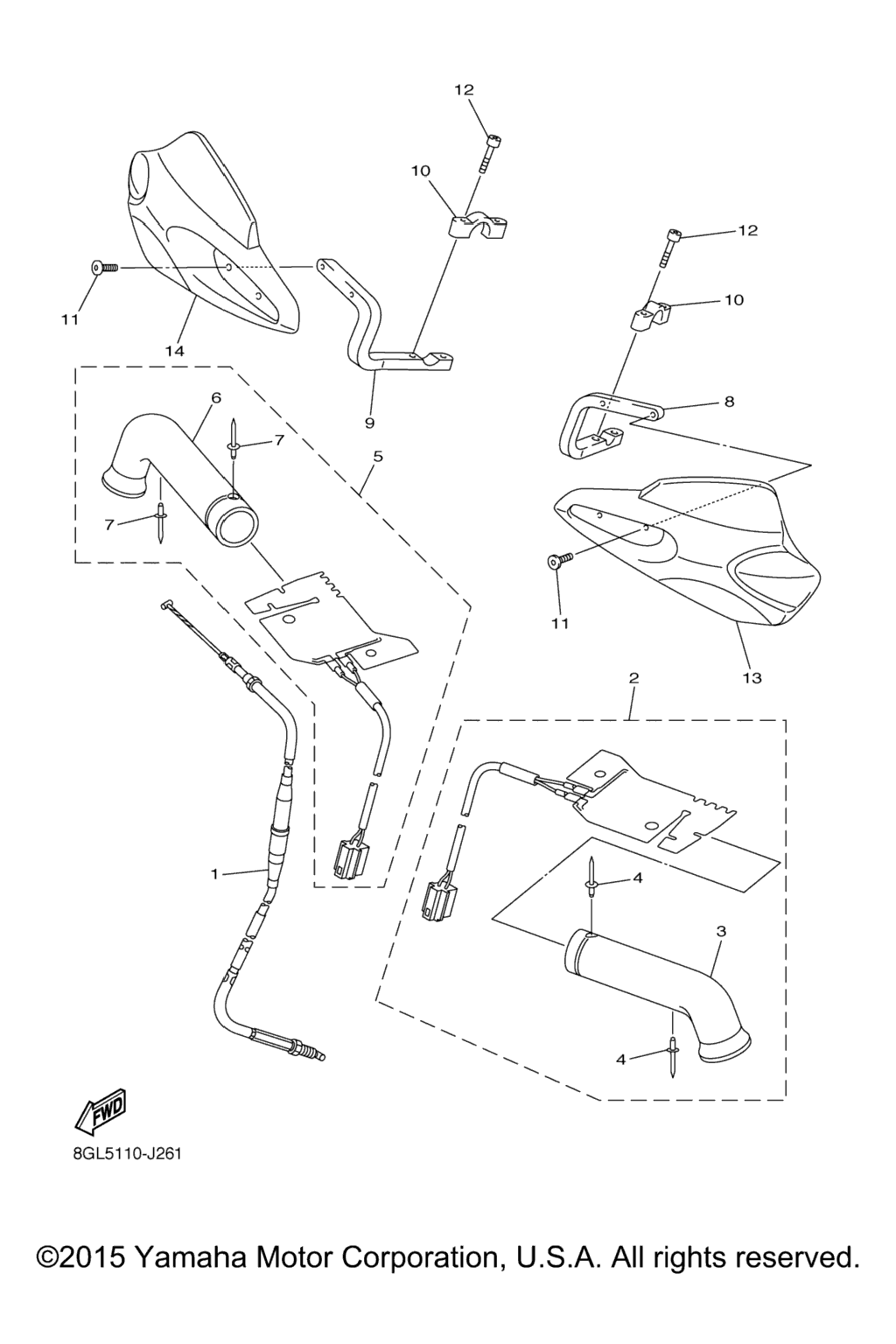 Схема узла Управляющий Трос
