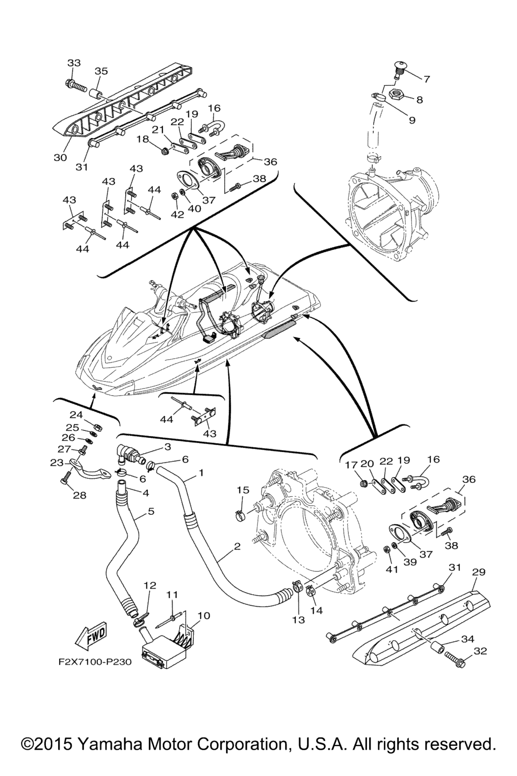 Схема узла Корпуса И Палубы