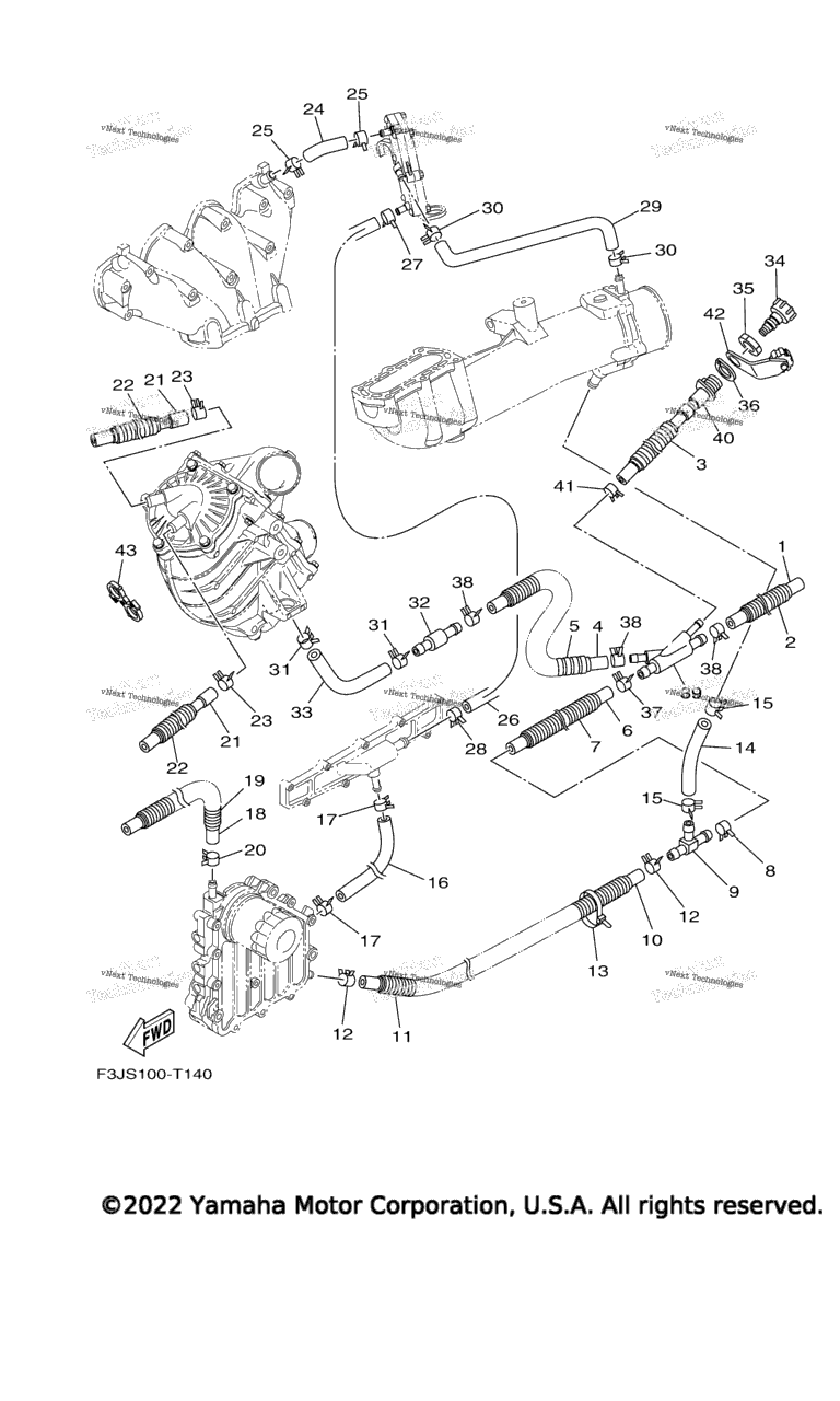 Схема узла Выпускные Системы 2