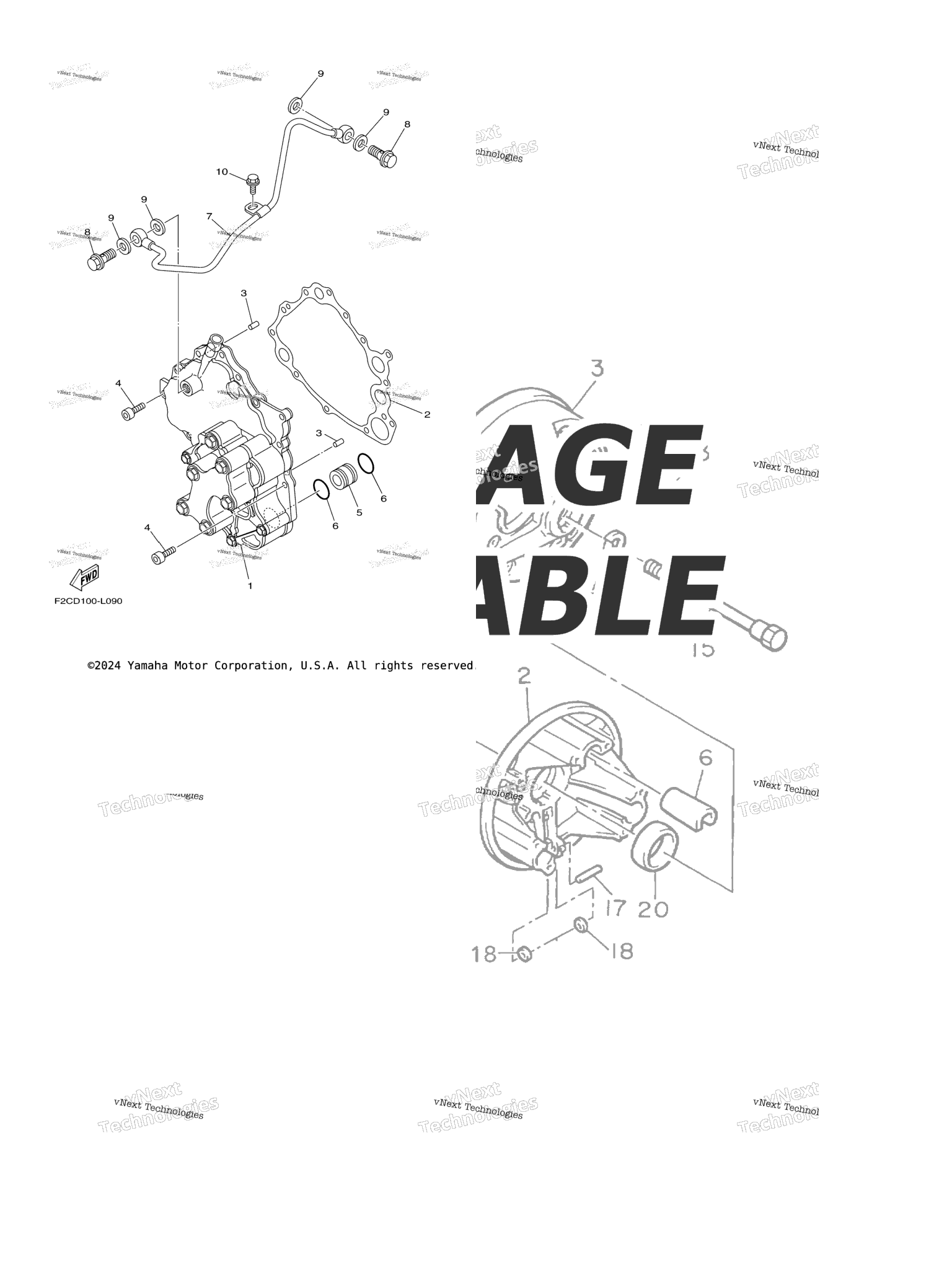 Схема узла Масляные Насосы
