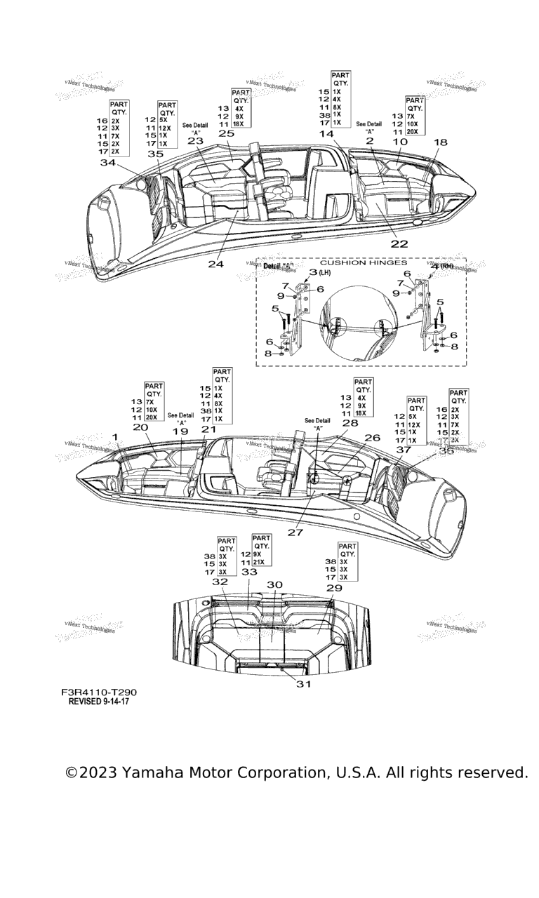 Схема узла Сиденье