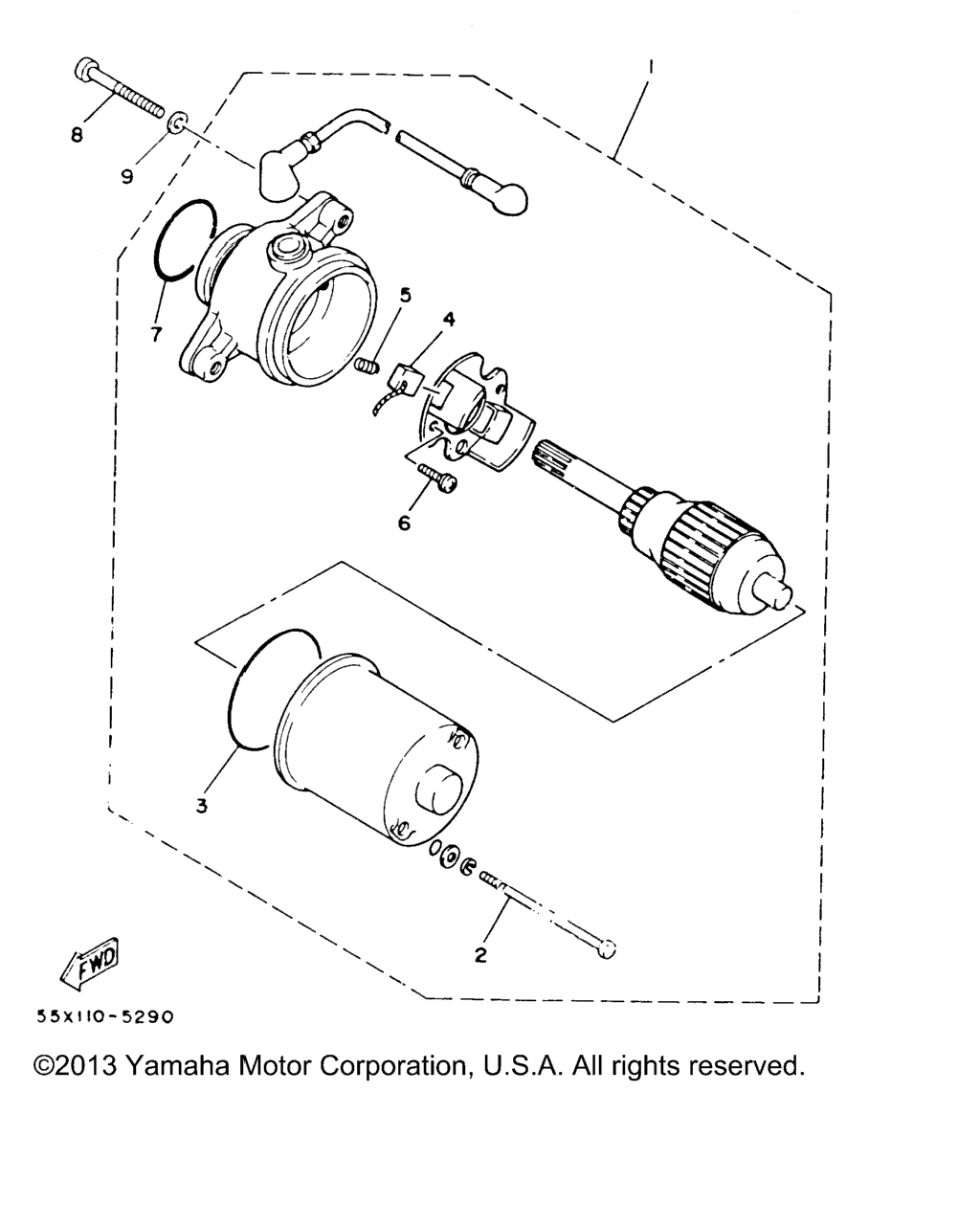 Схема узла Стартер