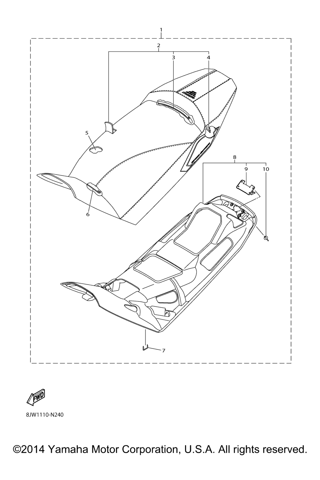 Схема узла Сиденья