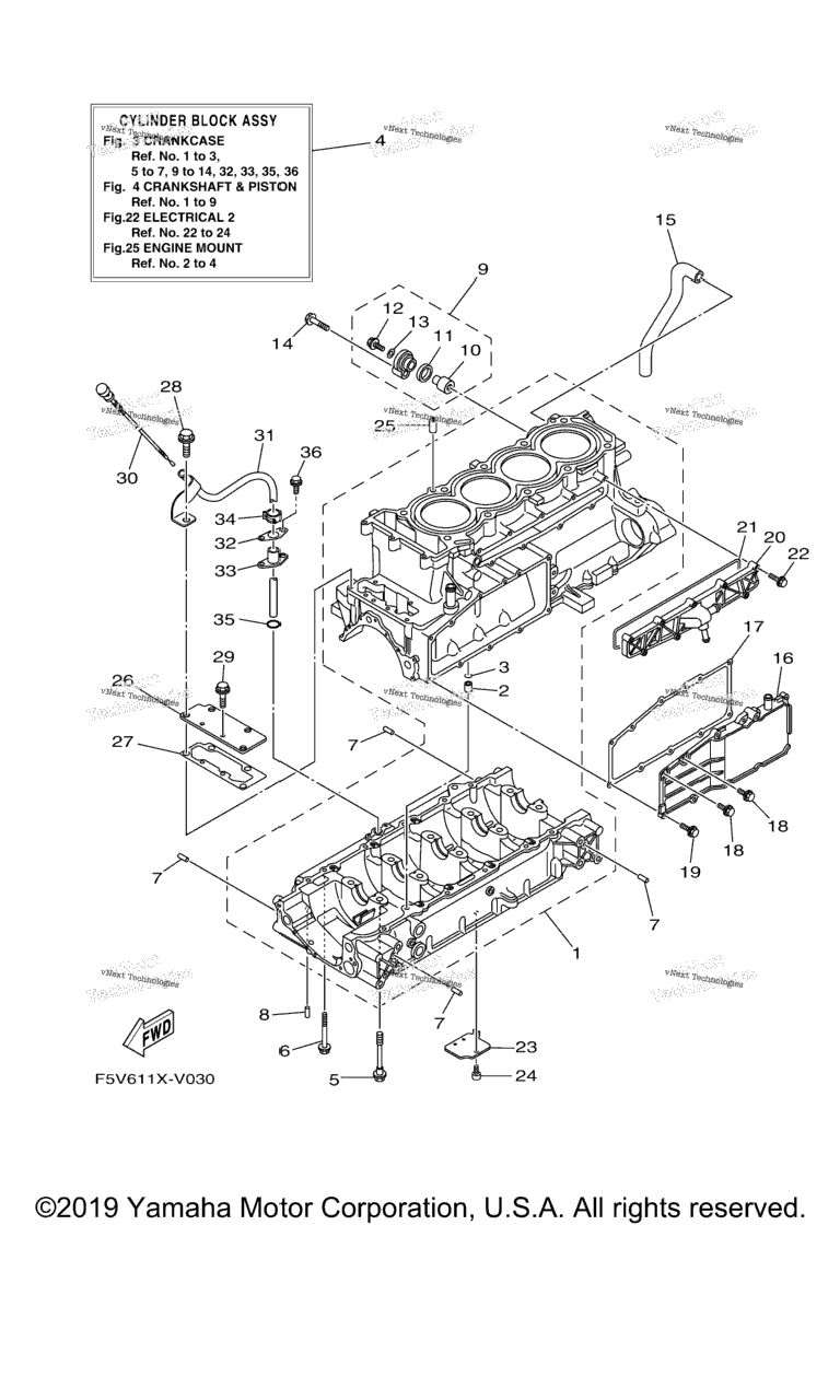Схема узла Корпус Двигателя