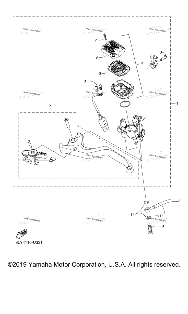 Схема узла Тормоза