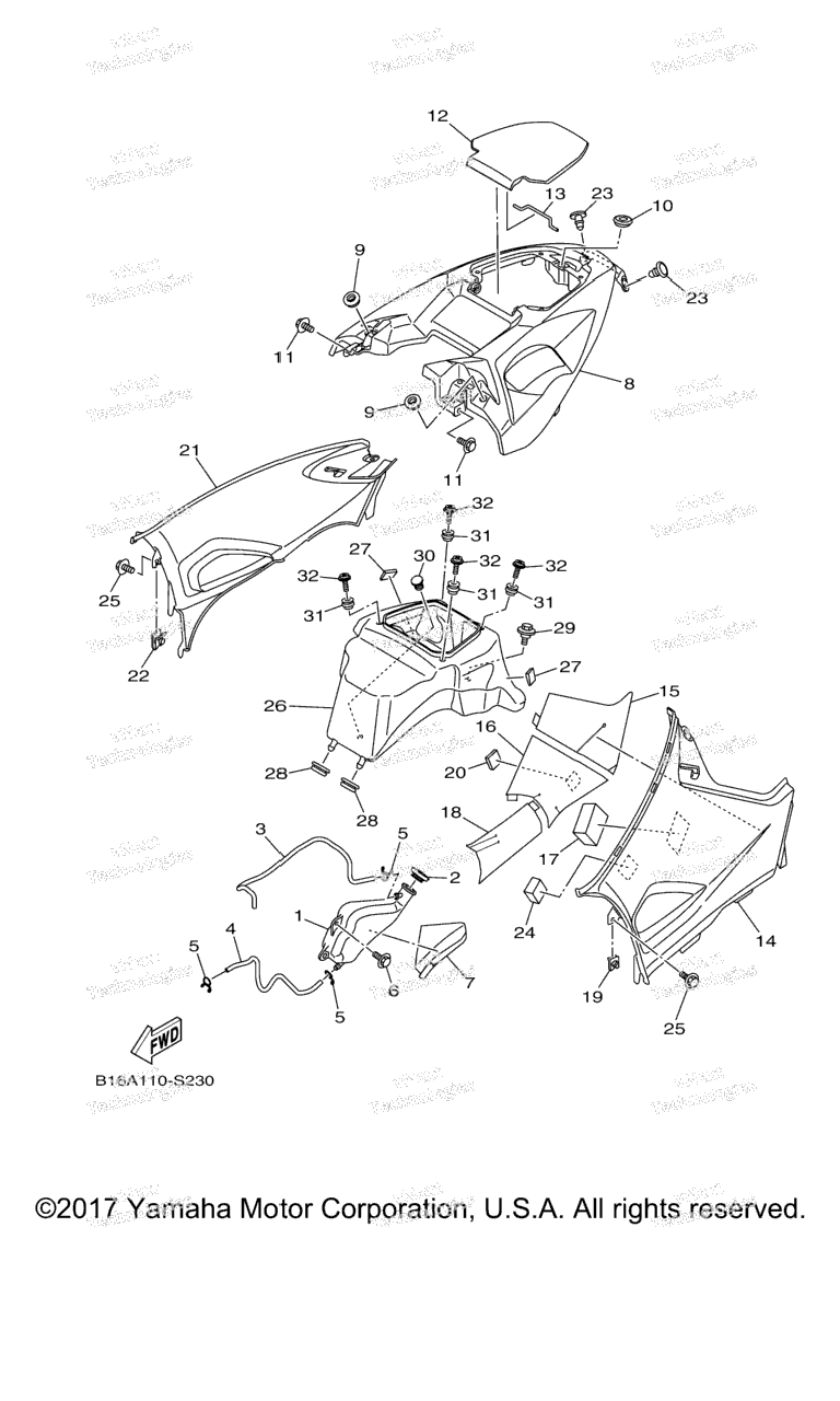 Схема узла Боковая Крышка