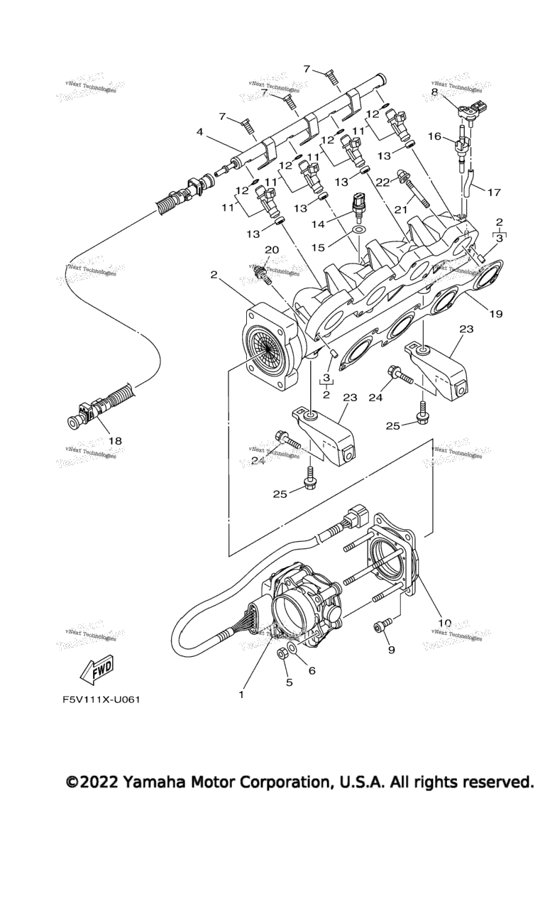 Схема узла Впуск 1