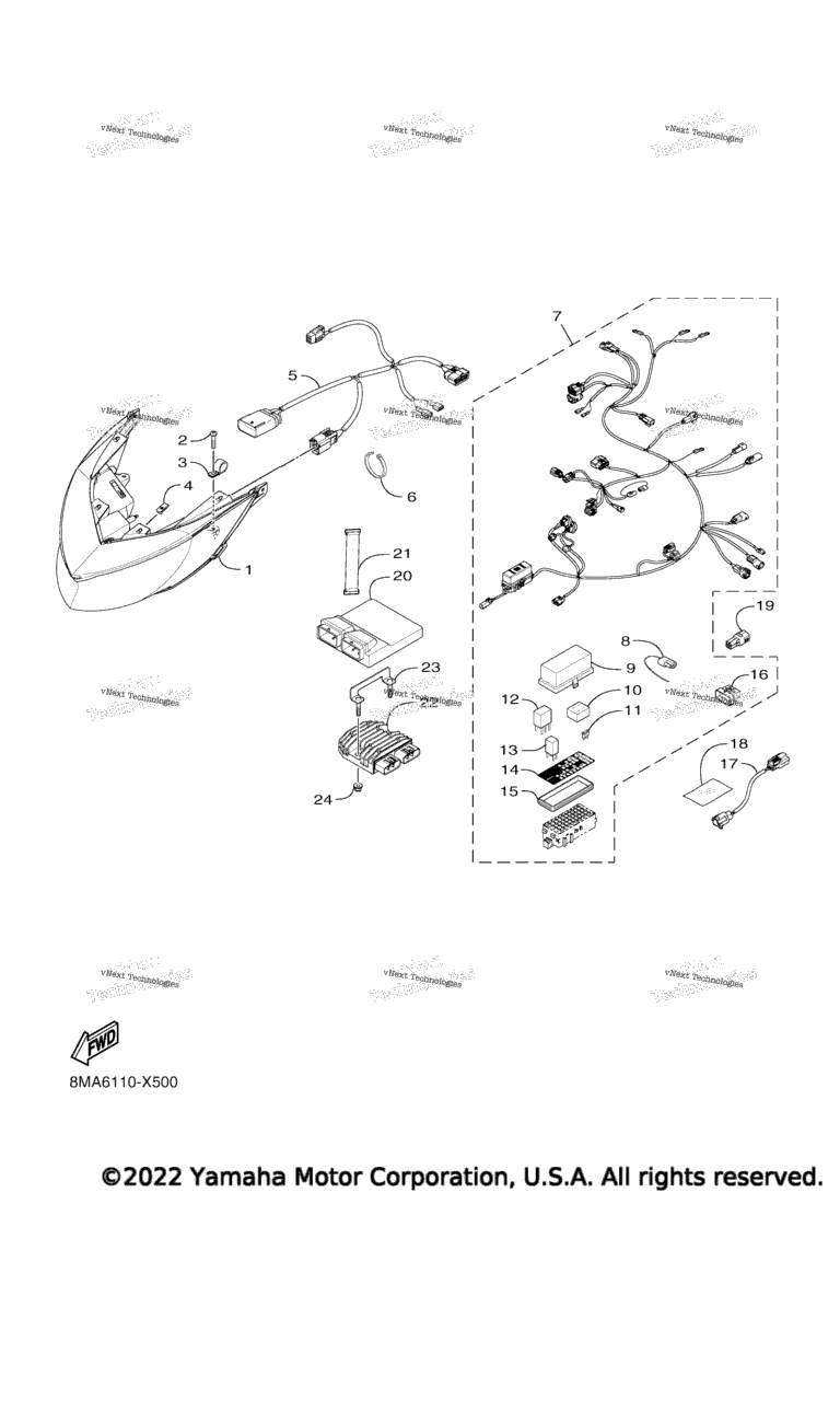 Схема узла Электрика 1