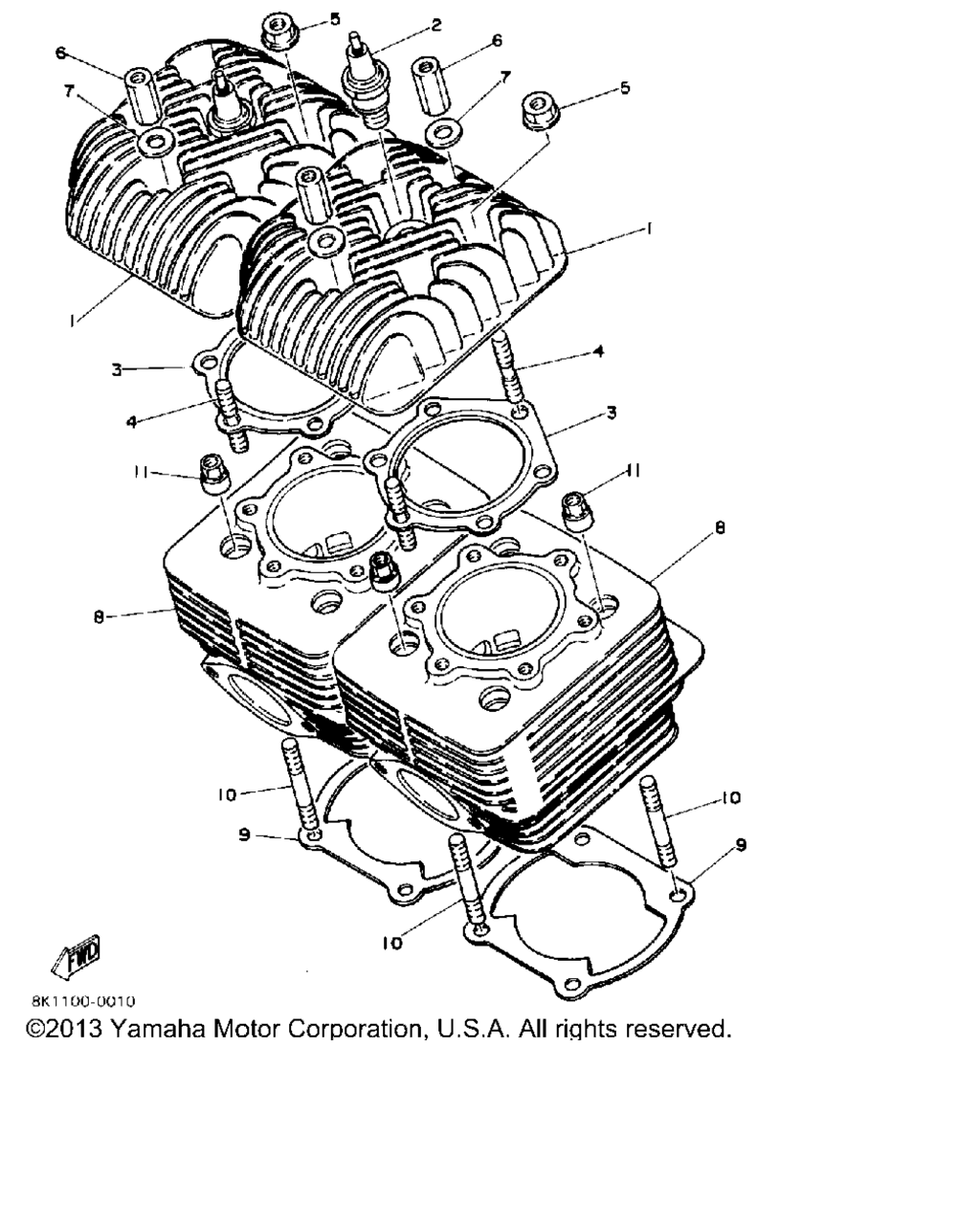 Схема узла Цилиндры
