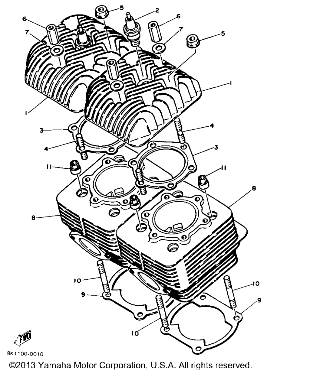 Схема узла Цилиндры