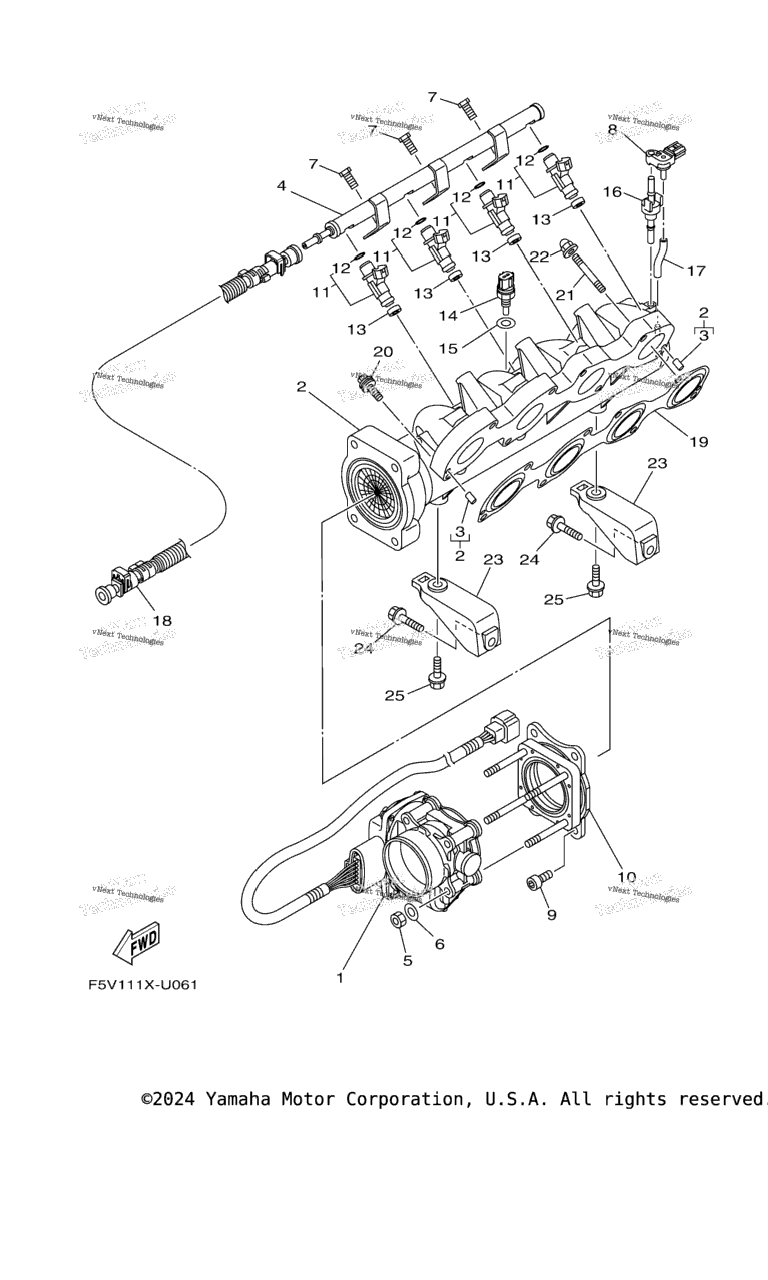Схема узла Впуск 1