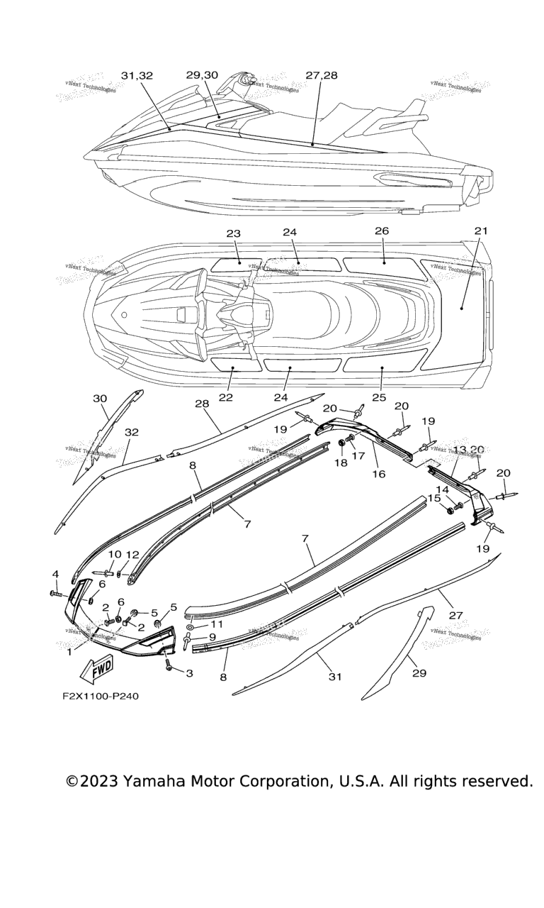 Схема узла Бортовая Часть И Коврики