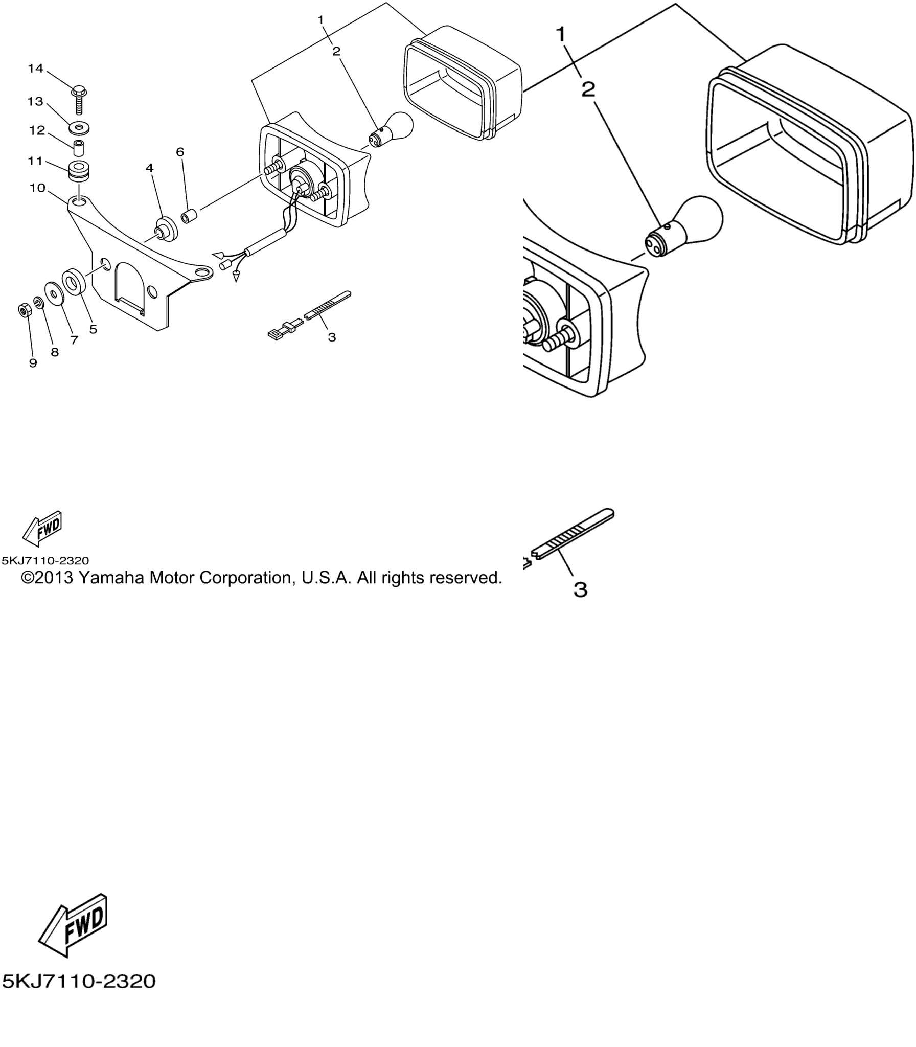 Схема узла Задние Фонари
