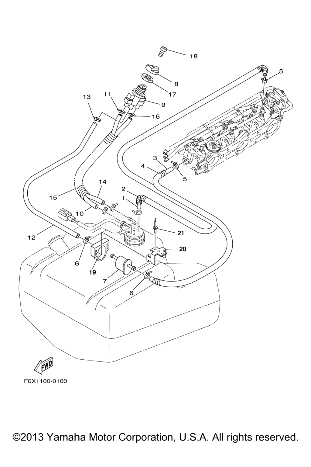 Схема узла Топливо