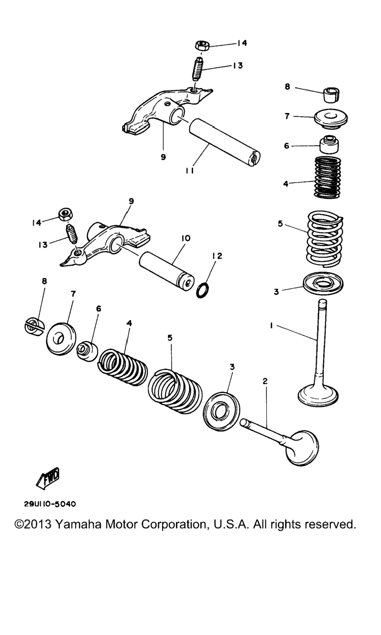 Схема узла Клапаны