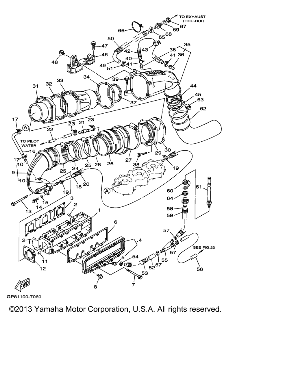 Схема узла Выхлопные Системы