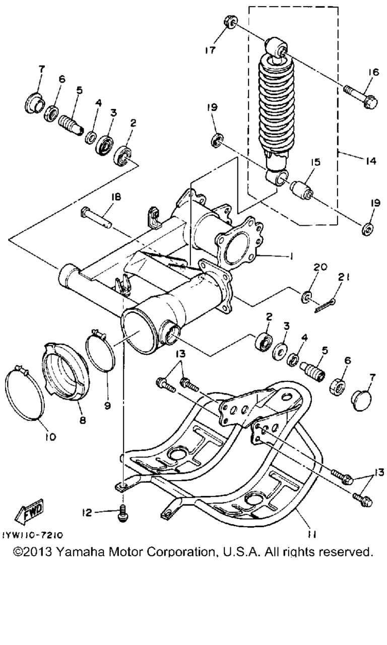 Схема узла Задняя Подвеска С Качающимися Рычагами