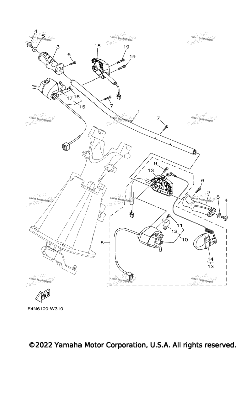 Схема узла Рулевое Управление 1